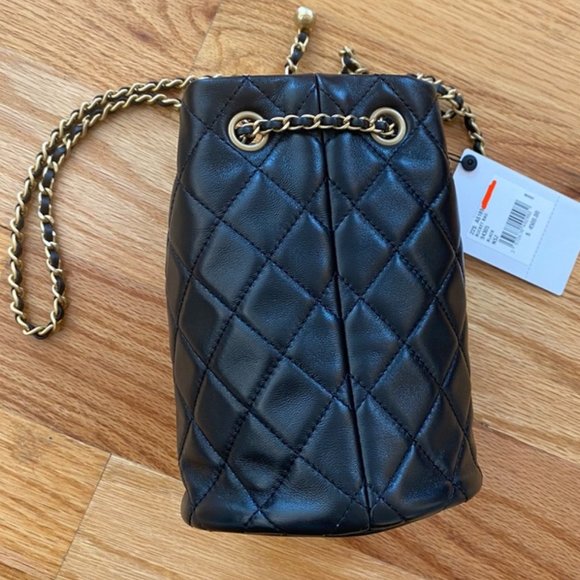 Mini Chanel 22S Bucket Bag Pearl Crush - Picture 5 of 16